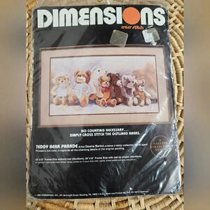 Vintage Dimensions 1980s Bear Cross Stitch Kit